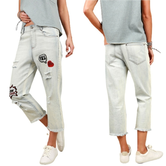 POL CROP NOVELTY JEANS - Picture 9 of 16
